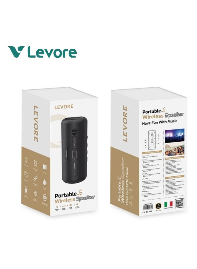 LEVORE portable wireless speaker LSM123-BK - Image 2